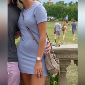 Purple t shirt dress